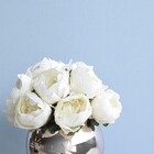 Arranjo De Peônias Artificial No Vaso Rose Gold Pequeno | For